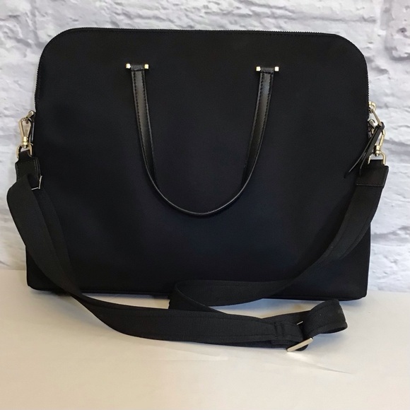 Kate Spade Dawn Laptop Bag Zipper Closure Crossbody Strap Black Logo Retail $319 - Picture 3 of 11